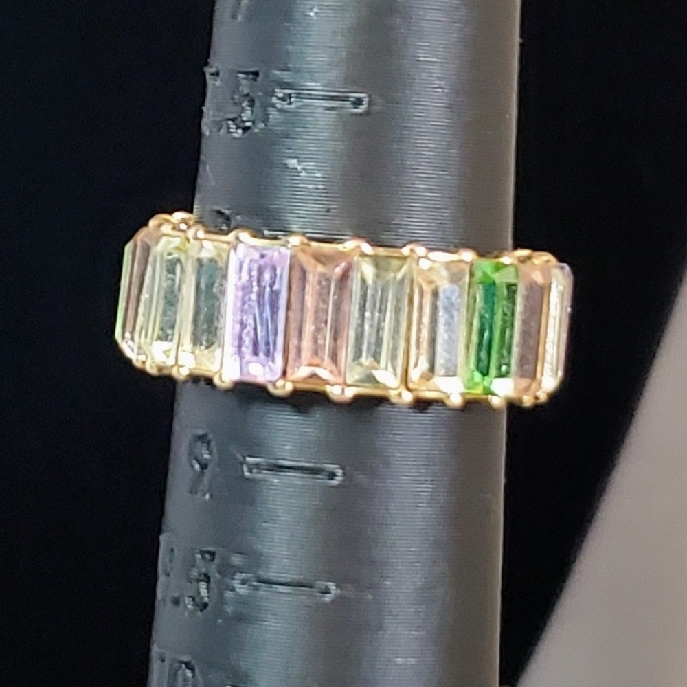 Multicolor Gemstone Ring. 8-1/2 - image 4